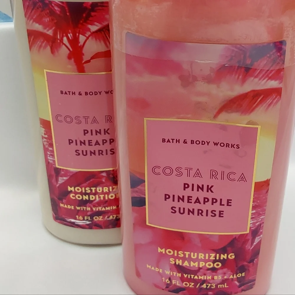 Bath & Body Works Pink Pineapple Sunrise Shampoo and Conditioner Set - Picture 8 of 16